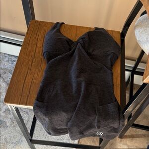 Bombshell Sportswear Charcoal Bra